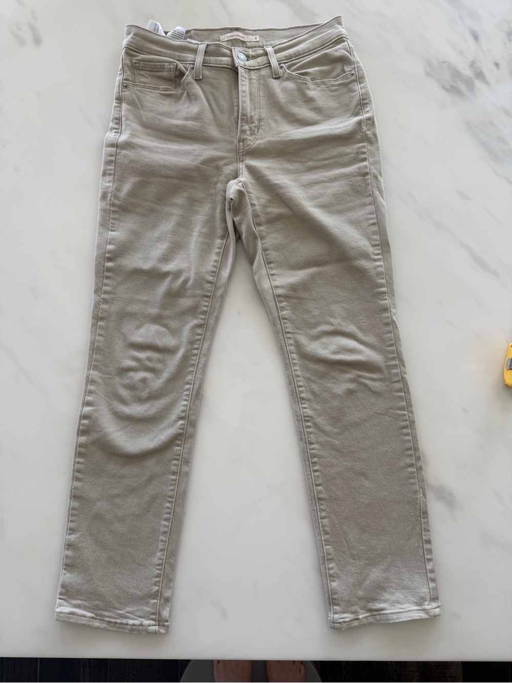 Levi's Women's Skinny Jean Denim in Light Taupe